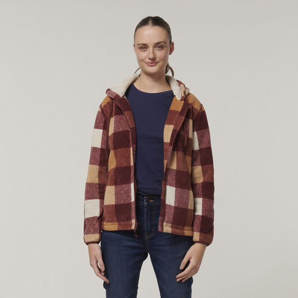 Hard Yakka Womens Check Zoodie