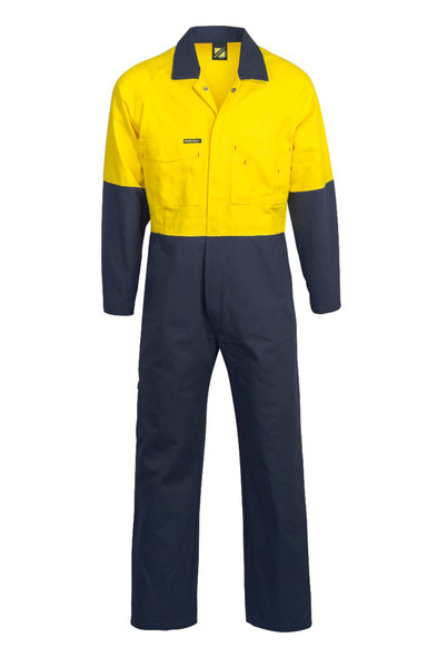 WC3051 Hi Vis Two Tone Coveralls Stout