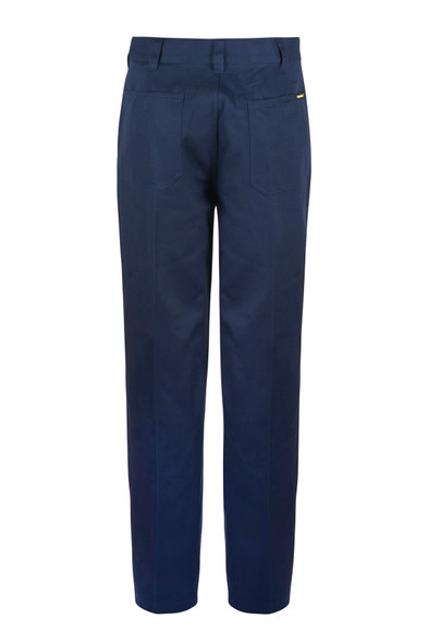 WP3038 Flat Front Cotton Trouser Stout