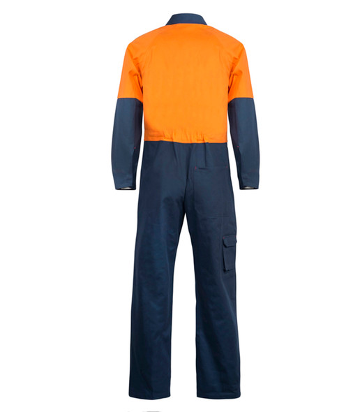 WC3059 Hi Vis P/C Coveralls Stout