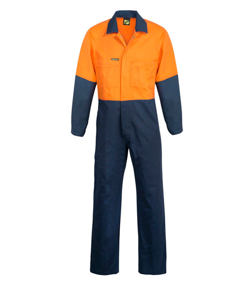 WC3059L Hi Vis P/C Coveralls Long