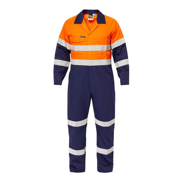 WC3063L Hi Vis Coverall Ind Tape