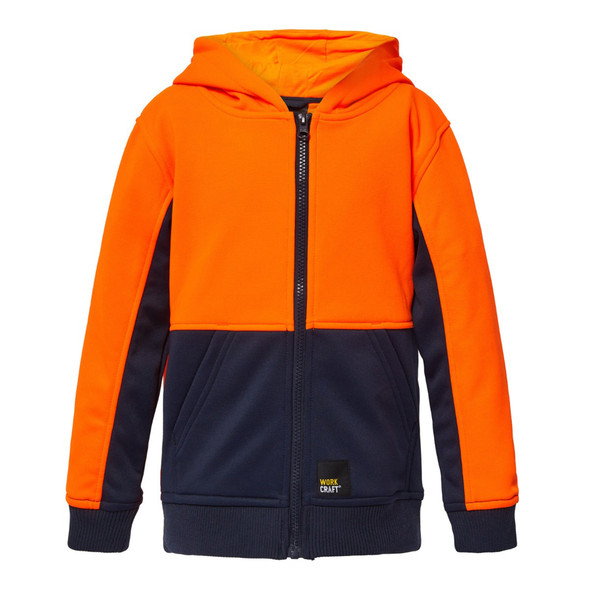 WK8015 Kids Hi Vis Hoodie