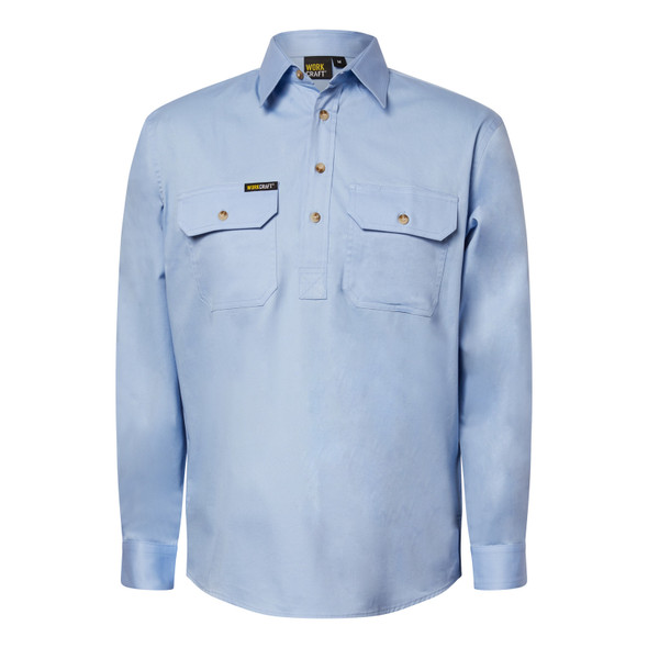 WS3029 Half Placket Full Col Sht