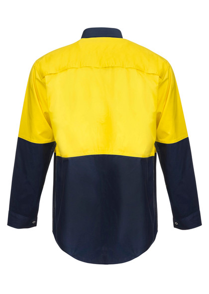 WS3045 Hi Vis Two Tone Ls Shirt