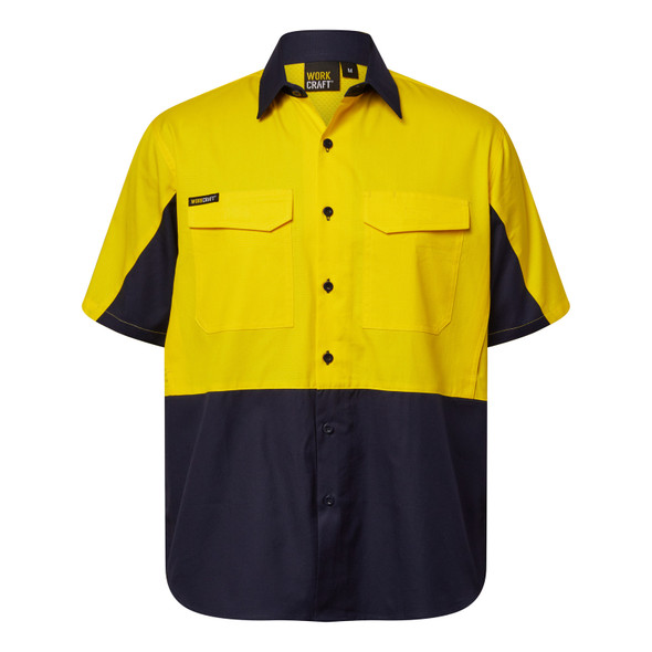 WS6067 Ripstop Ss Vented Shirt