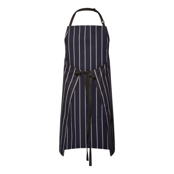 CA030 Cafe Stripe Apron Wth Pkt 