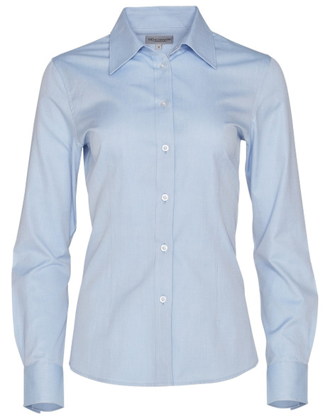 M8005L, Women's Pinpoint Oxford Long Sleeve Shirt