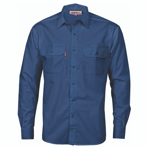 DNC Polyester Cotton Work Shirt - Long Sleeve 3212