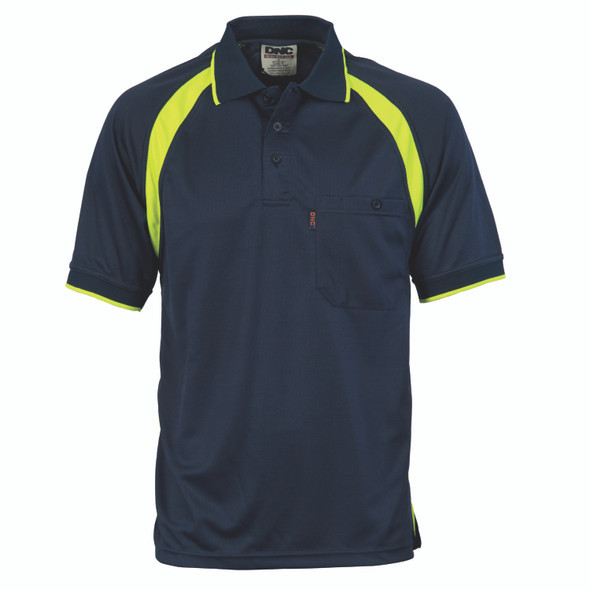 DNC Coolbreathe Contrast Polo - Short Sleeve 5216