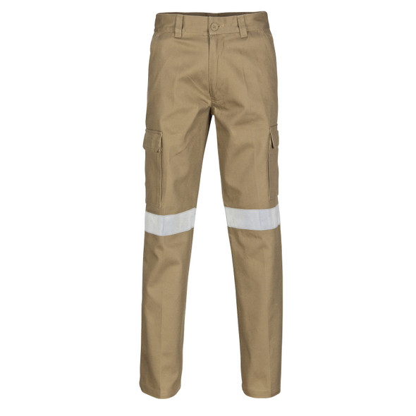 DNC Cotton Drill Cargo Pants With 3M R/Tape 3319