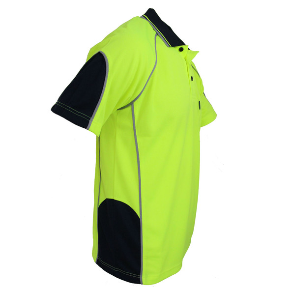 DNC Hi-Vis Semicircle-piping Polo 3569