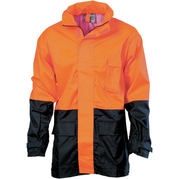 DNC HiVis Two Tone Light weight Rain Jacket 3877