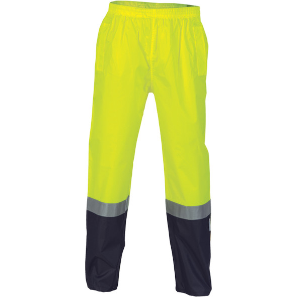 DNC HiVis Two Tone Light weight Rain pants with CSR R/Tape 3880