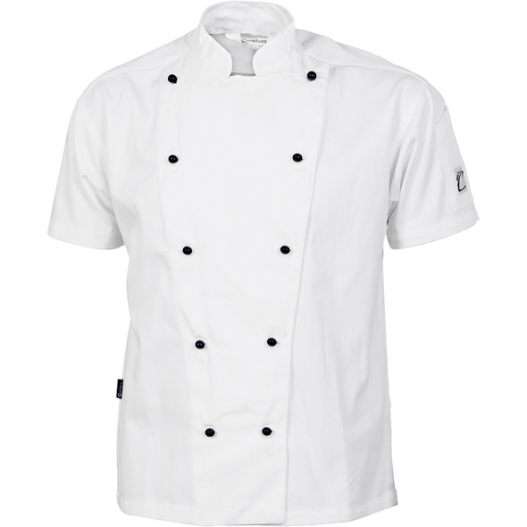 DNC Cool-Breeze Cotton Chef Jacket - Short Sleeve 1103
