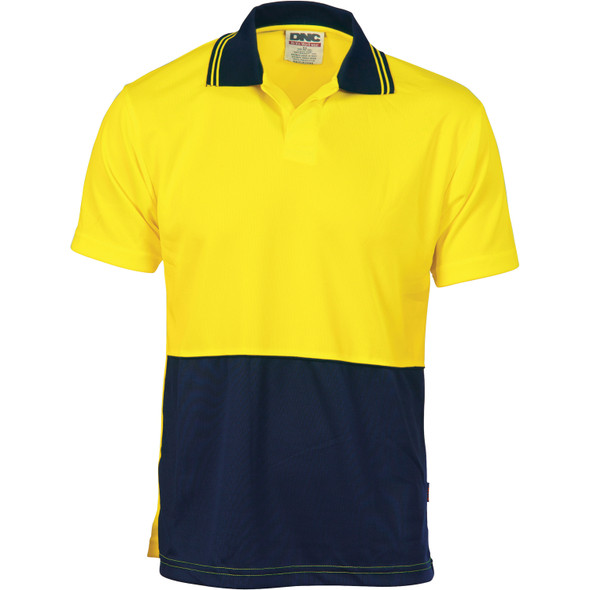 DNC HiVis Two Tone Food Industry Polo - Short Sleeve 3903