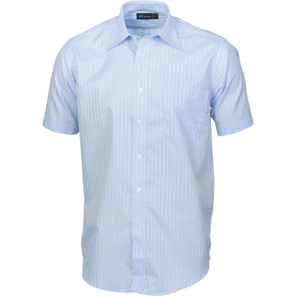 DNC Mens Tonal Stripe Shirts - Short Sleeve 4155