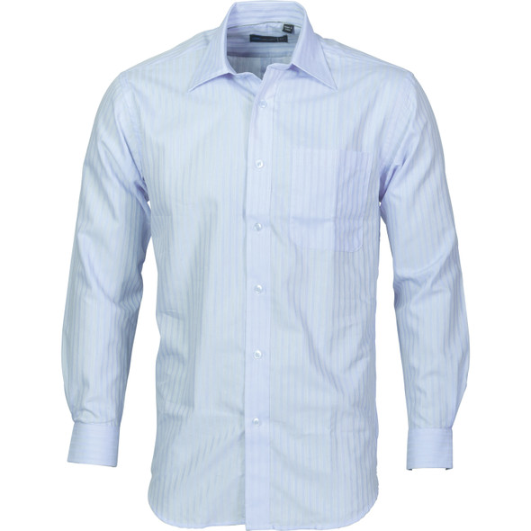 DNC Mens Tonal Stripe Shirts - Long Sleeve 4156