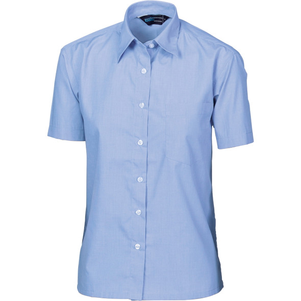 DNC Ladies Regular Collar, Side Splits, Single Pocket - Short Sleeve 4211