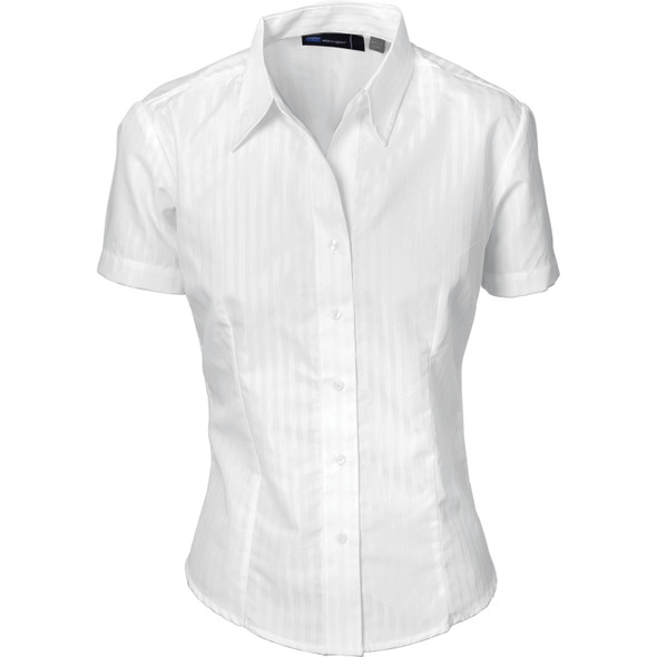 DNC Ladies Tonal Stripe Shirts - Short Sleeve 4235