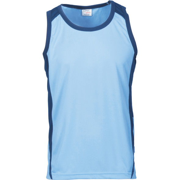 DNC Kids Cool-Breathe Contrast Singlet 5142