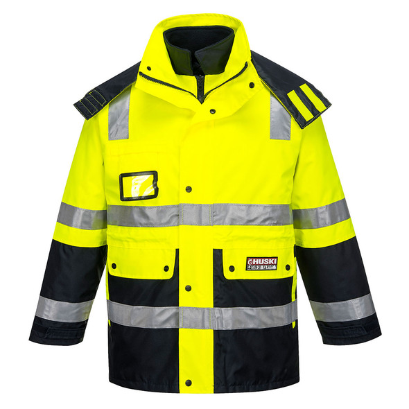 K8106 - Huski Venture Hi-Vis 4-in-1 Contrast Jacket