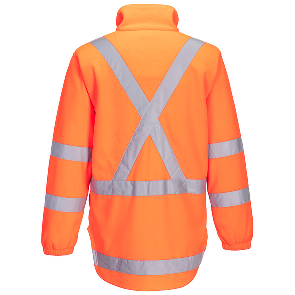 TM601 - TTMC-W17 Hi-Vis X Back 1/4 Zip Polar Fleece