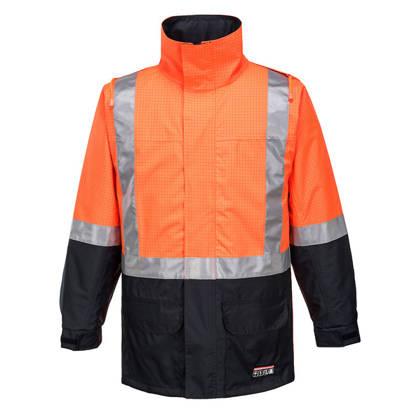 K8005 - Huski Amp Hi-Vis Contrast Rain Jacket