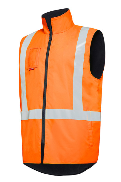 Hard Yakka Hi Visibility Vest With Tape