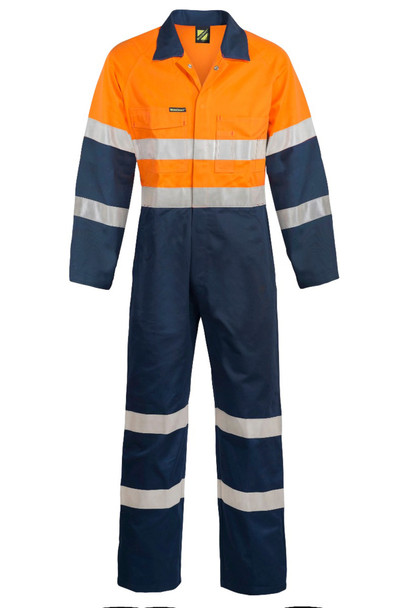 WC3056 Hi Vis Coverall Ind Tape Regular