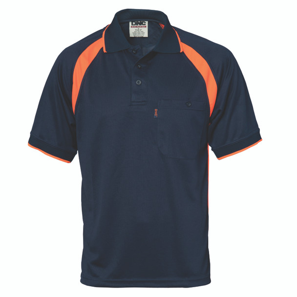 DNC Coolbreathe Contrast Polo - Short Sleeve 5216