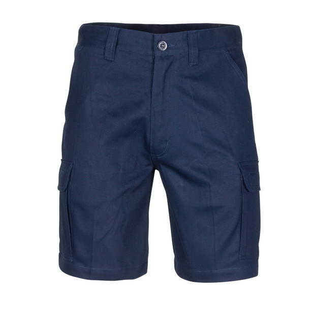 DNC Middle Weight Cotton Double Slant Cargo Shorts - With Shorter Leg Length 3358