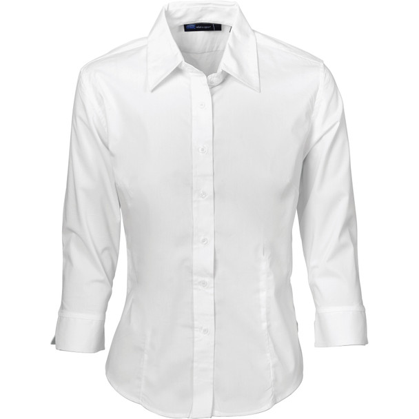 DNC Ladies Premier Stretch Poplin Business Shirts - 3/4 Sleeve 4232