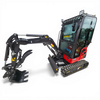 Rhinoceros RH22 Excavator with Cabin, Swing Boom and Extension Tracks