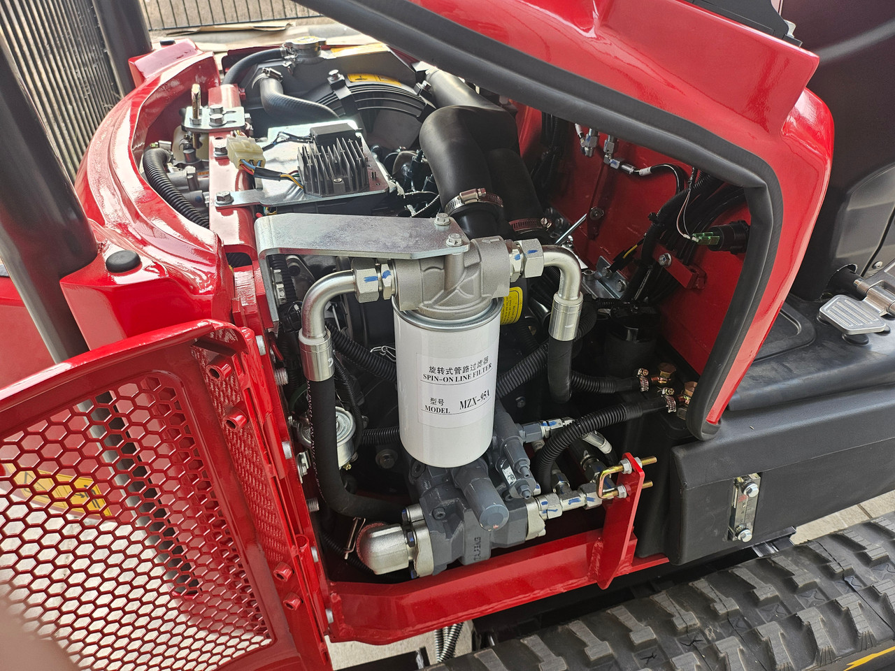 1 Ton Mini Excavator Side Control , B&S Engine