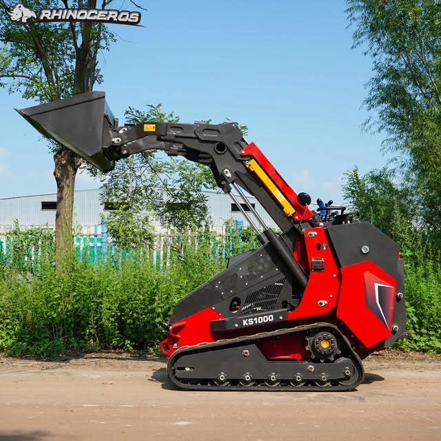 Rhinoceros RH1000 Skid Steer Loader Kubota D1703 Diesel Heavy Duty Mini Skid Steer - main view