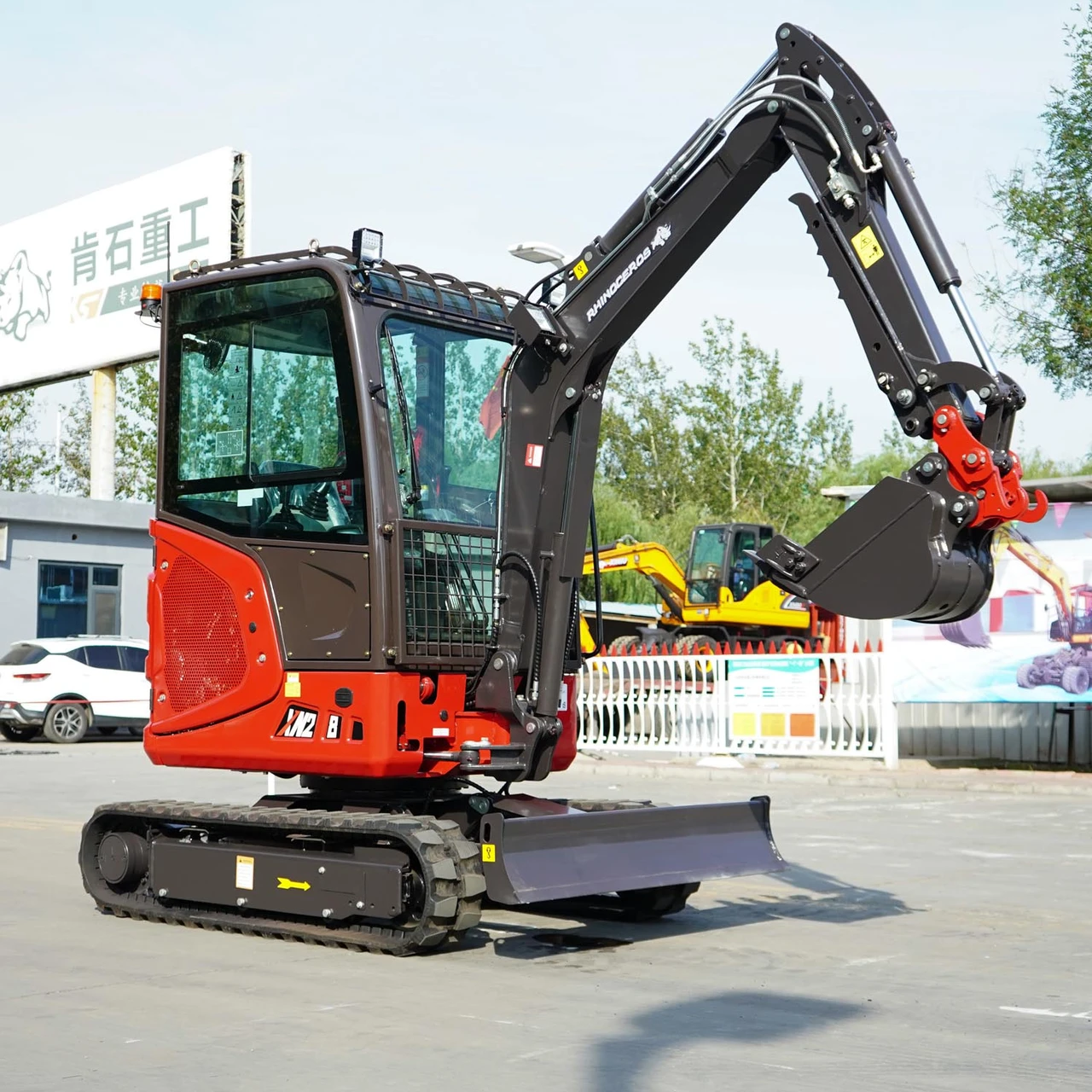 Rhinoceros RH30 Mini Excavator 2.8 Ton Cab Kubota Yanmar Heavy Duty Chinese Mini Excavator - view 3