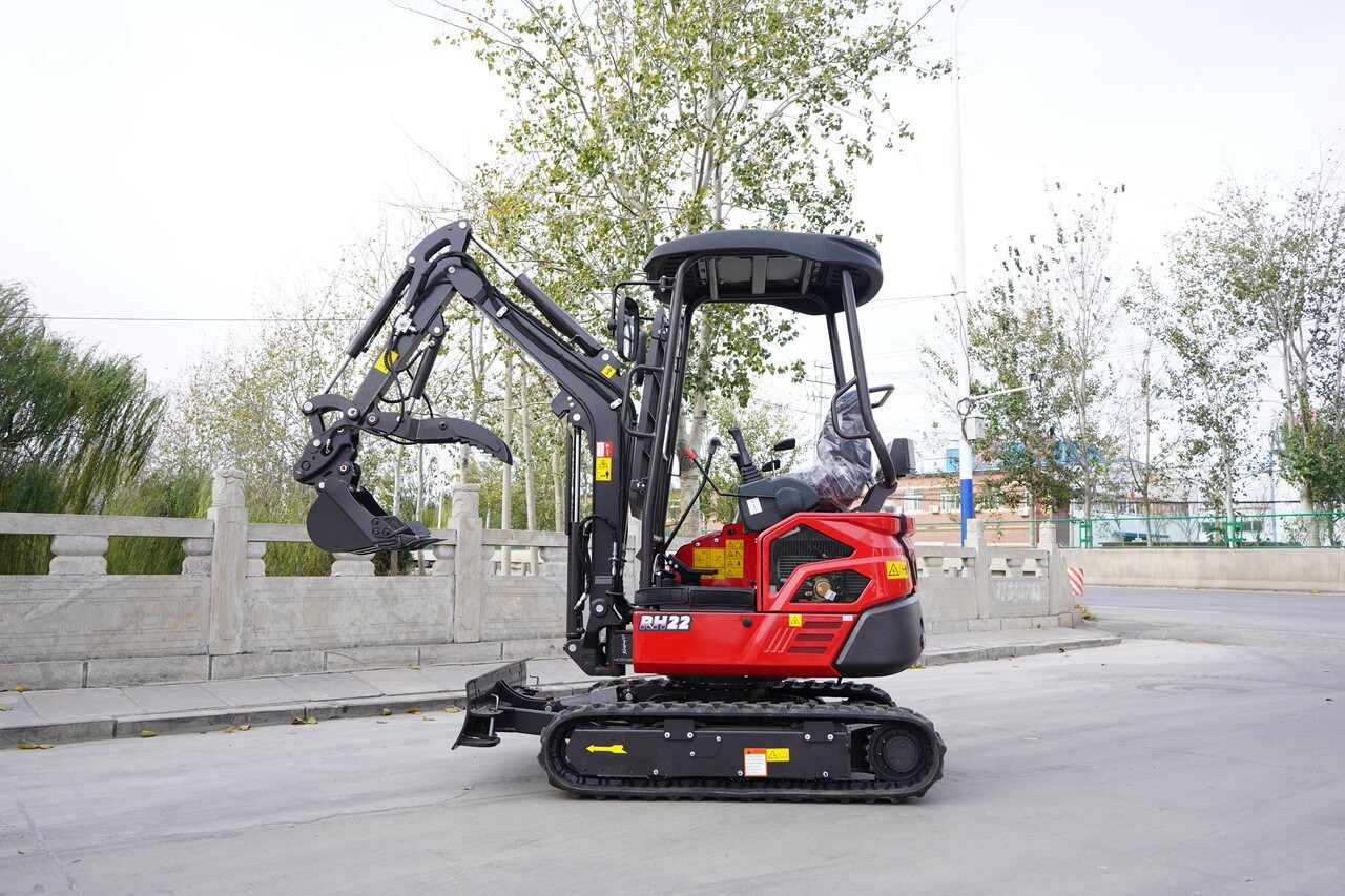 Rhinoceros XN22 Mini Excavator with Swing Boom and Extension Tracks