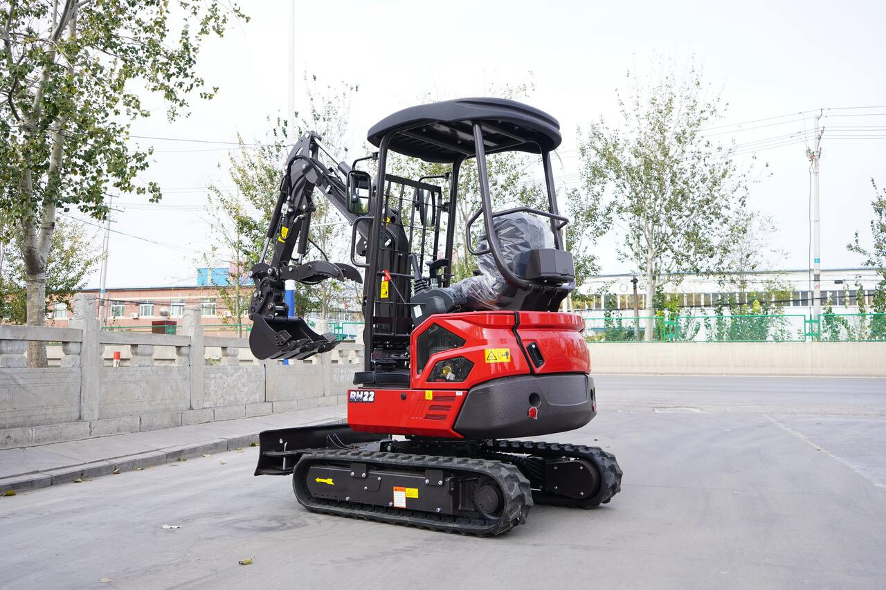 Rhinoceros XN22 Mini Excavator with Swing Boom and Extension Tracks