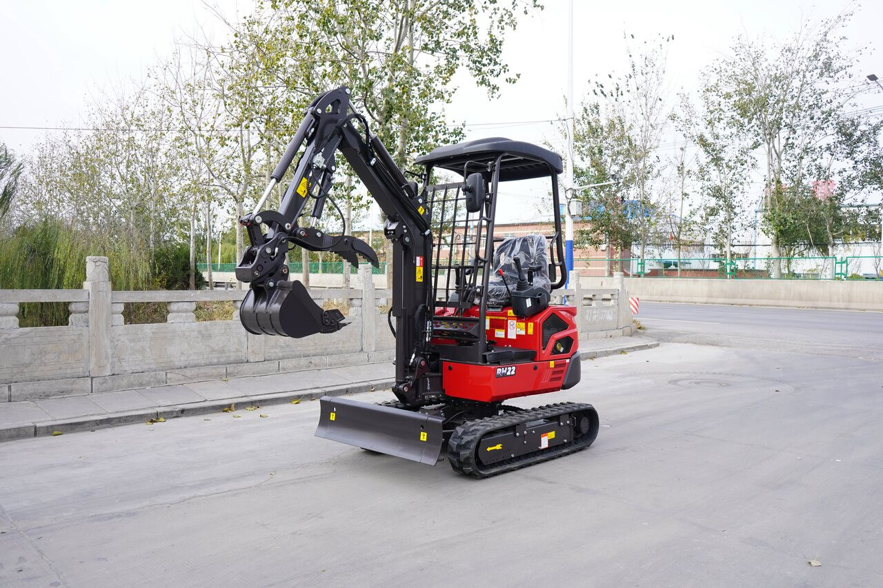 Rhinoceros XN22 Mini Excavator with Swing Boom and Extension Tracks
