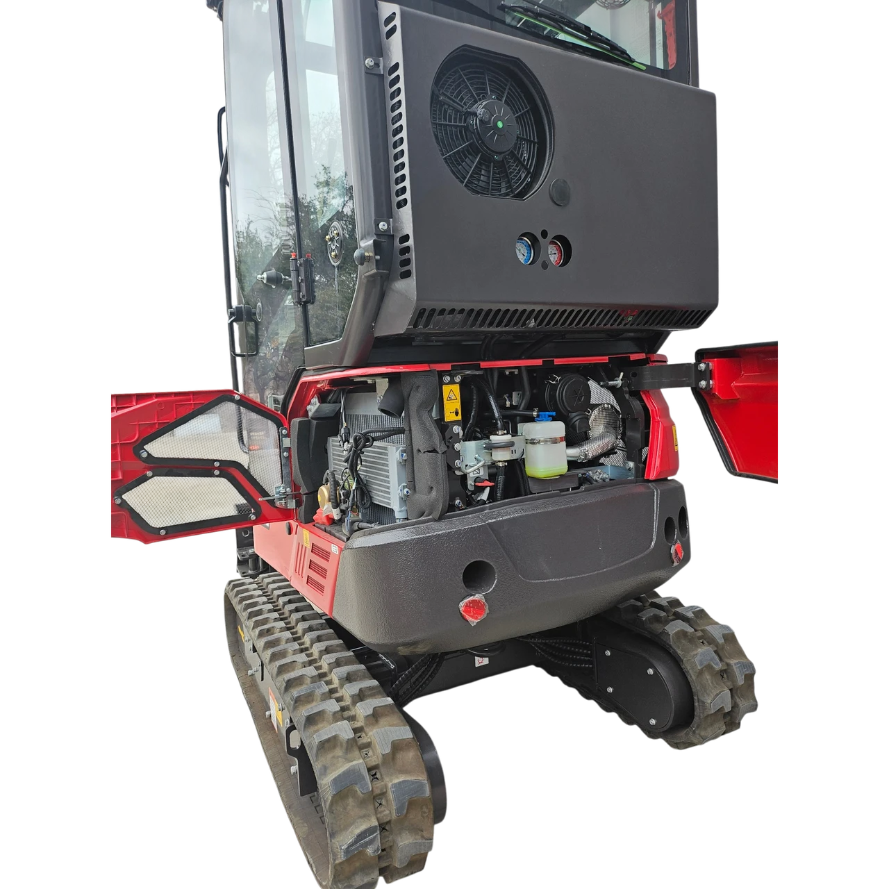 Rhinoceros RH22B Mini Excavator 2 Ton Kubota Diesel Enclosed Cab Heavy Duty Chinese Mini Excavator - view 4