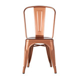 Bastille Side Chair in Copper Galvanized Steel