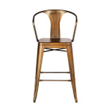 Bastille Counter Stool Antique Brass