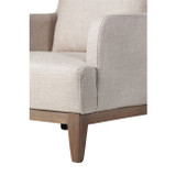 Alexander Off-White Linen Chair