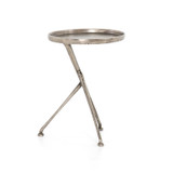 Marlow Schmidt Accent Table, Antique Nickel