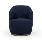 Aurora Swivel Chair in Copenhagen Indigo