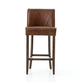 Ashford Aria Barstool, Brown Leather