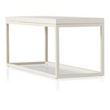 Maximus Bench-White Concrete