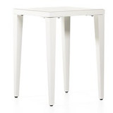 Sabi Outdoor End Table-Ivory Clay