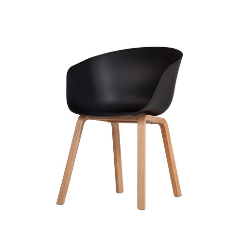 Danish Style Dining Chair Black